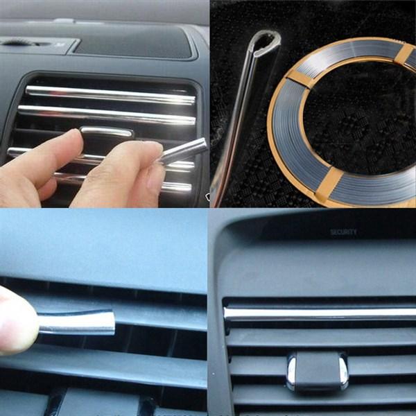 Cuộn nẹp mạ crom chữ U màu bạc