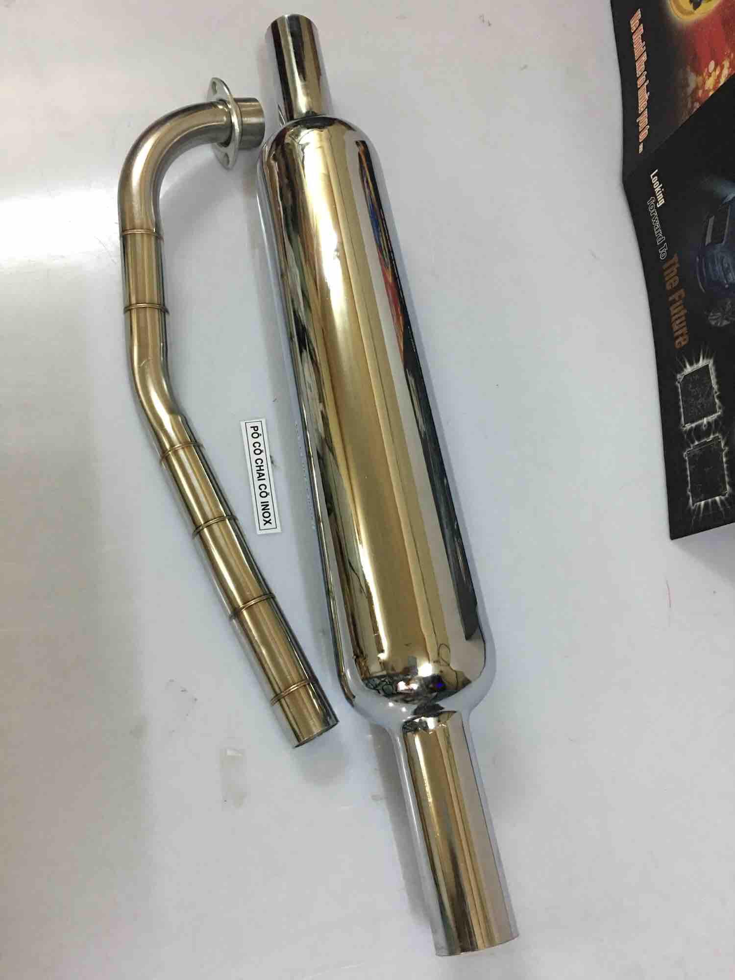 [HCM]PÔ CỖ CHAI CÓ CỔ INOX
