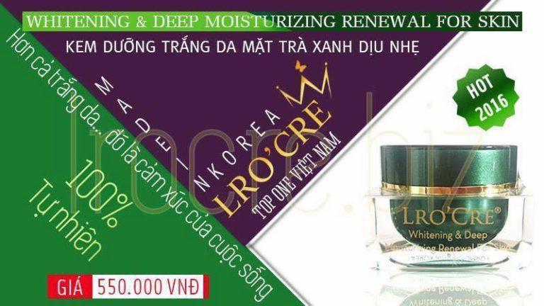 KEM TRÀ XANH DỊU NHẸ LRO’CRE