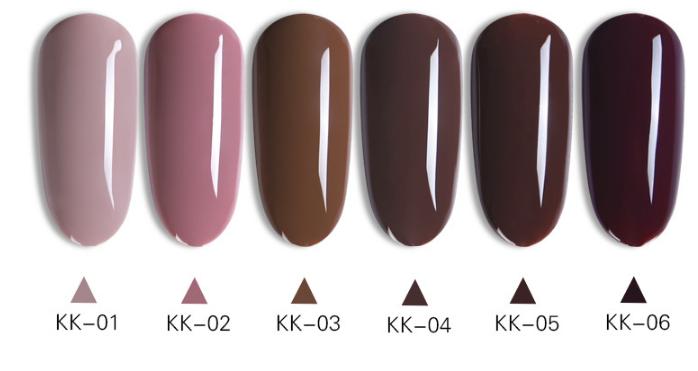 Set sơn móng gel AS cà phê mocha 6 màu chai 15ml