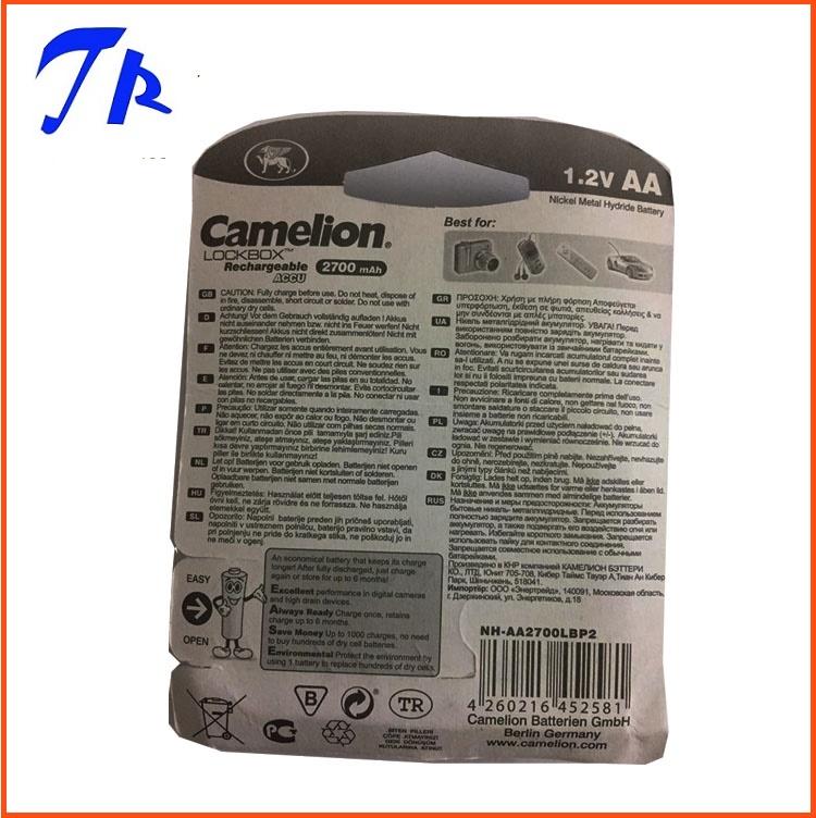 [HCM]Pin sạc AA Camelion 2700mah ( vỉ 2 viên )