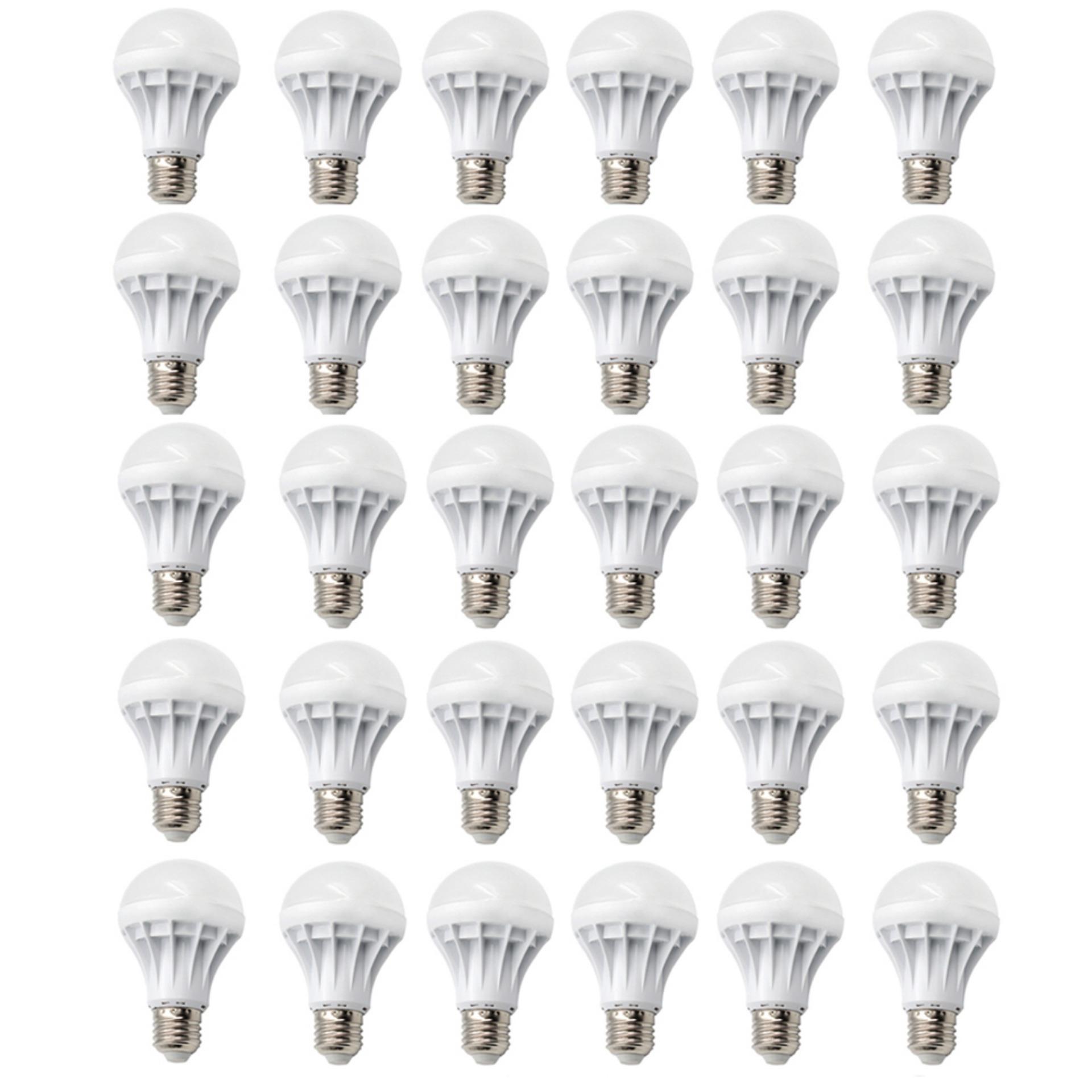 Bộ 30 bóng đèn LED BULB 9W (Ánh Sáng Vàng)