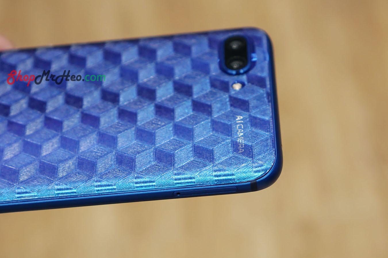 [HCM]Bộ 3 Skin Dán Mặt Lưng Vân 3D Honor 10