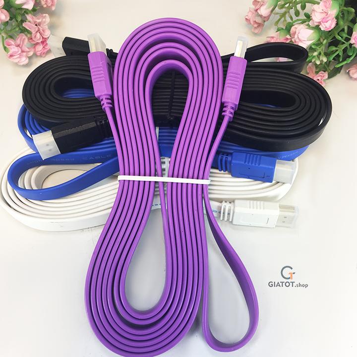 Cáp kết nối HDMI 3m chống nhiễu từ cao cấp (Nhiều màu)