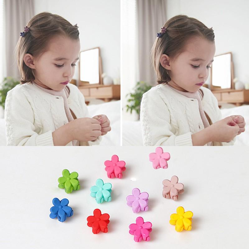 [HCM]Giá mùa bão Bộ 10 Kẹp Càng Cua Mini hình Hoa Mai Dễ Thương Cho Bé Gái ( Nhiều màu)