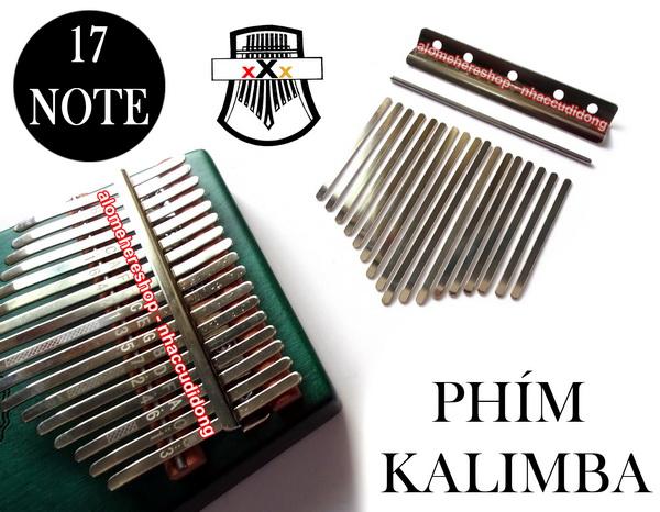 Bộ 17 phím cho đàn Kalimba 17 Note DIY
