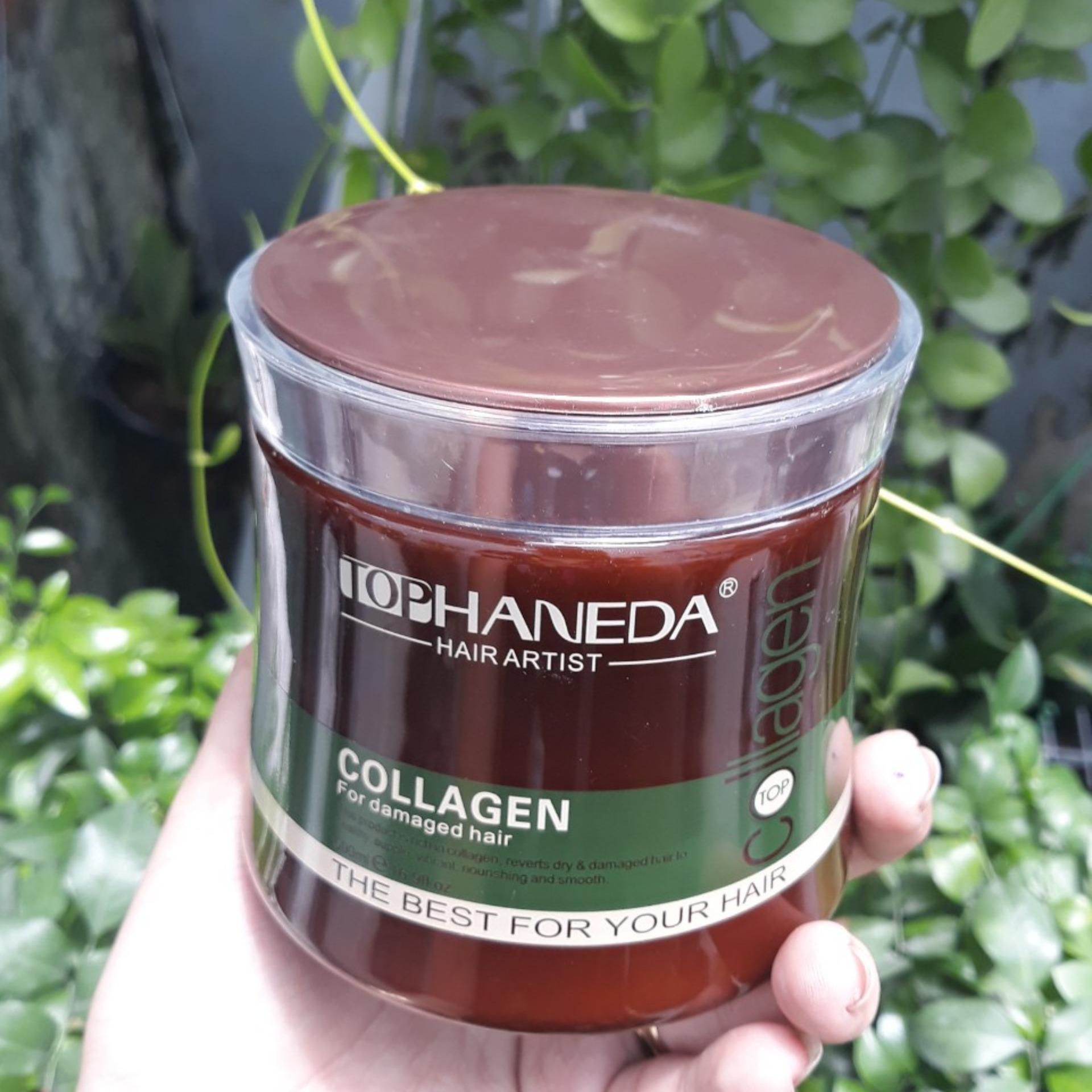 KEM HẤP - Ủ- XẢ PHỤC HỒI COLLAGEN CHO TÓC HANEDA ( Ý)