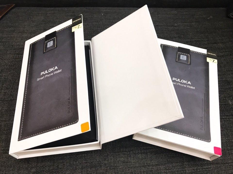 Bao da kèm ví cao cấp cho điện thoai iphone