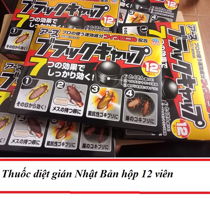 hộp thuốc diệt gián Nhật Bản 12 viên 