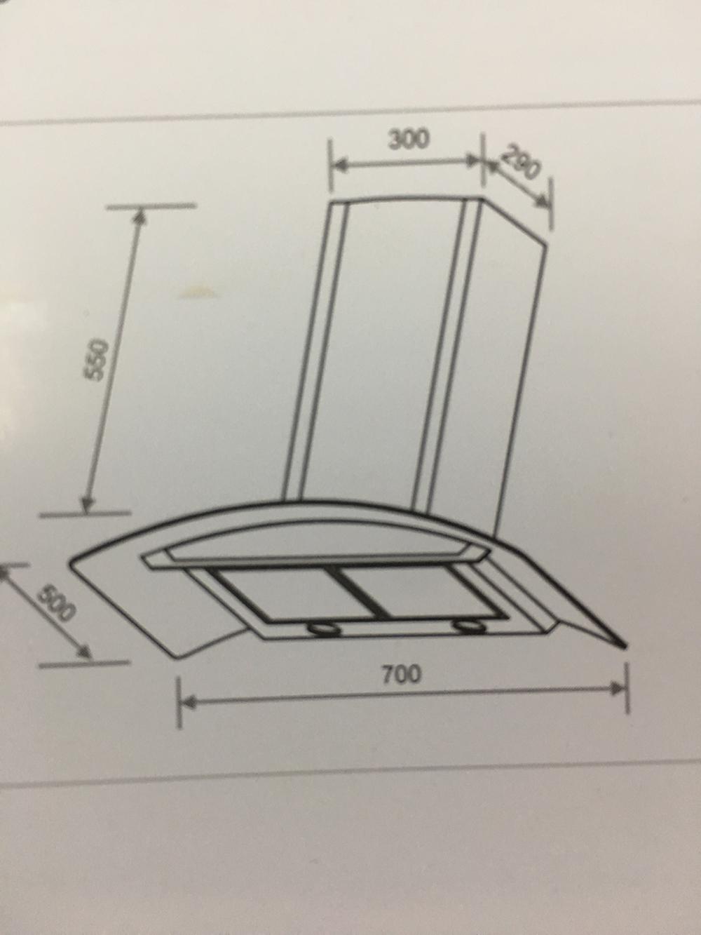 Máy hút mùi sunhouse SHB 6629-70cm