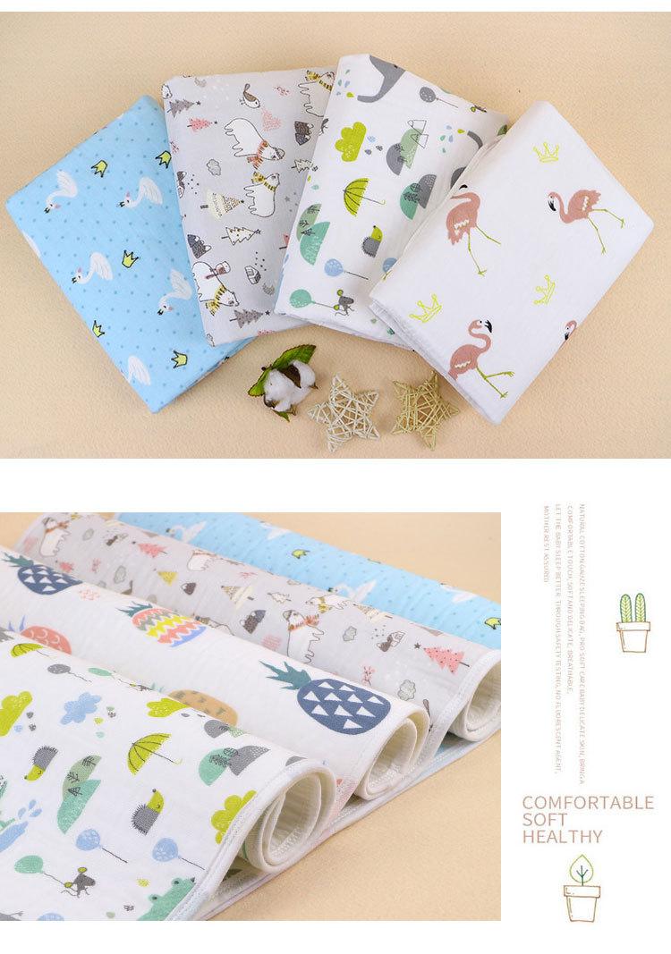 Tấm lót chống thấm vải xô cho bé