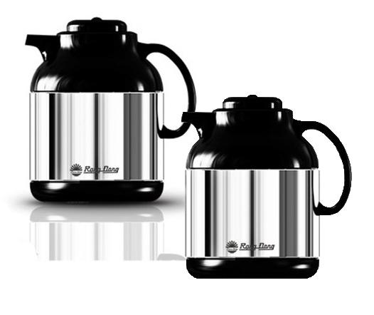 Bình trà giữ nhiệt Rạng Đông RD 1055 ST1.E - 1 lít (Inox-trắng)