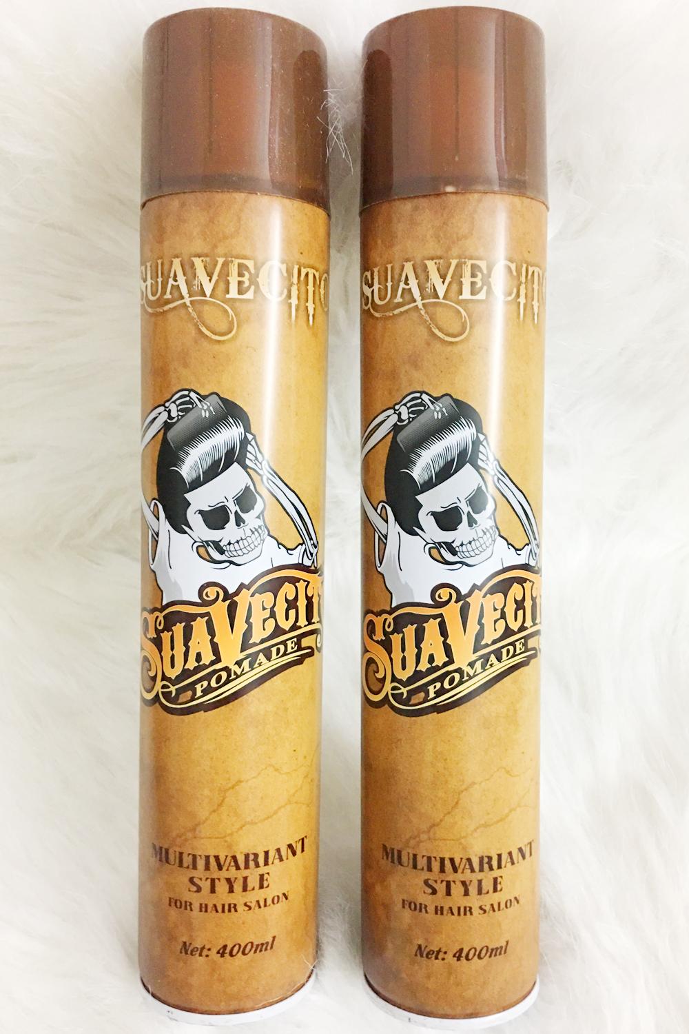Gôm xịt tạo kiểu tóc SUAVECITO 400ml