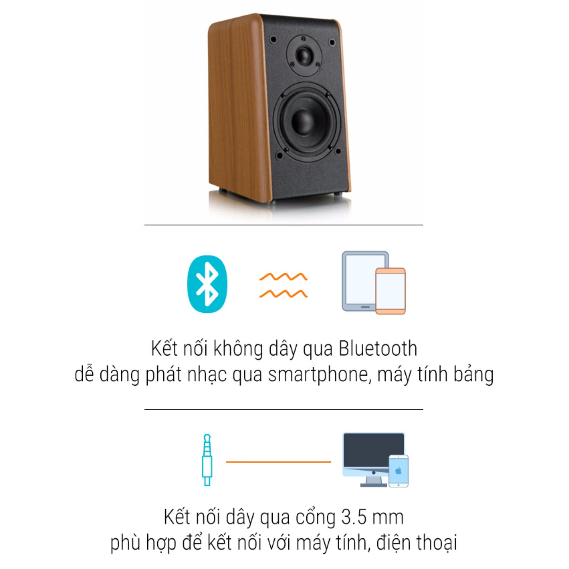 Loa Bluetooth Microlab B-77BT ( Gỗ ) 64w - Hàng Chính Hãng