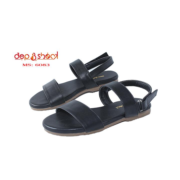 Sandal nữ quai ngang đế bằng big size