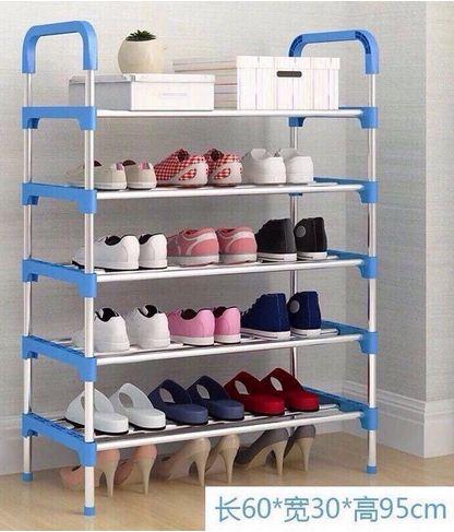 Kệ giày dép 5 tầng khung inox,giá để giày inox 5 tầng,giầy dép,kệ để đồ,kệ sách,ke giay dep,đồ nội thất