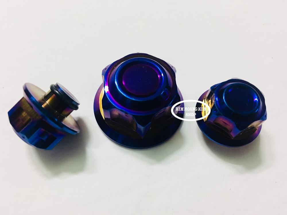 ỐC INOX xi Titan gắn Chảng Ba dành cho RAIDER FI 2018