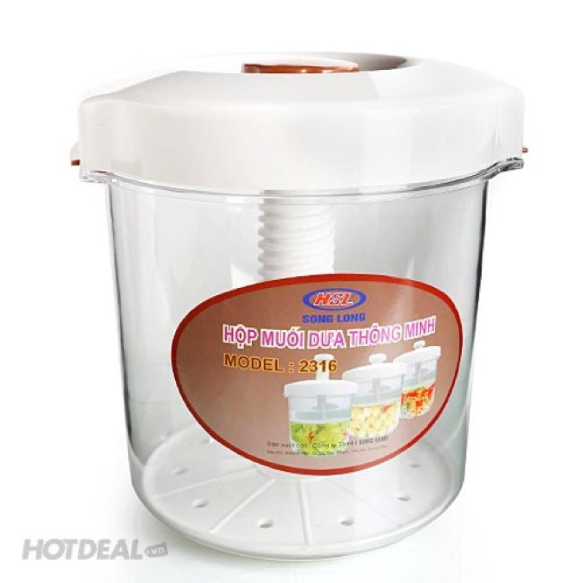 Hộp muối dưa cà thông minh Song Long Plastic