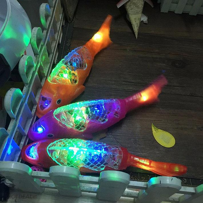 [HCM]Lồng Đèn Trung Thu Cá Chép Đèn Led Phát Sáng Có nhạc