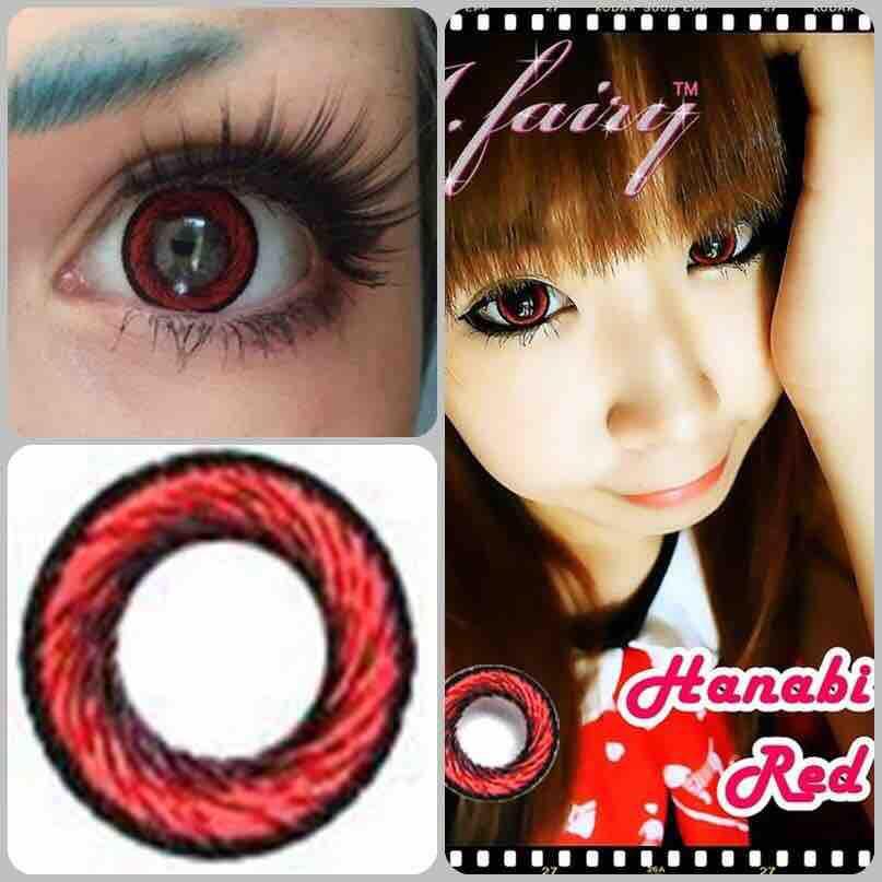 [HCM]Lens màu đỏ không độ