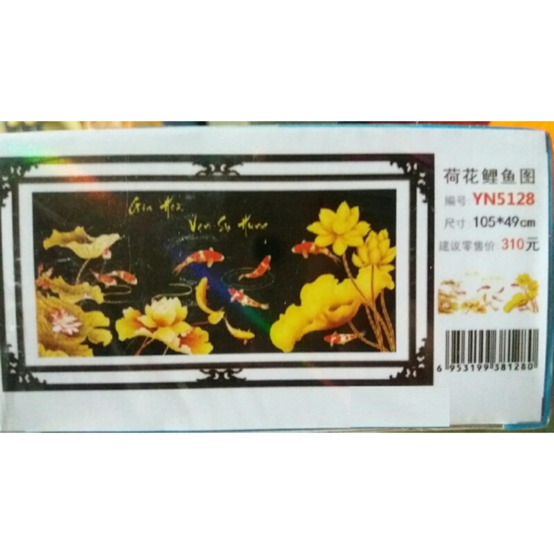 Tranh đính đá gia hòa vạn sự hưng YN5128-Ngọc Thịnh