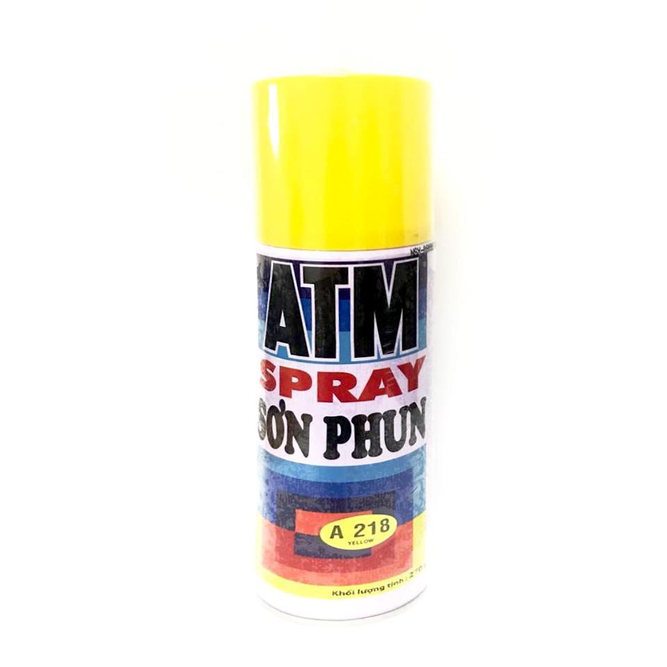 Sơn Xịt ATM Spray A218 400ml (Màu vàng)
