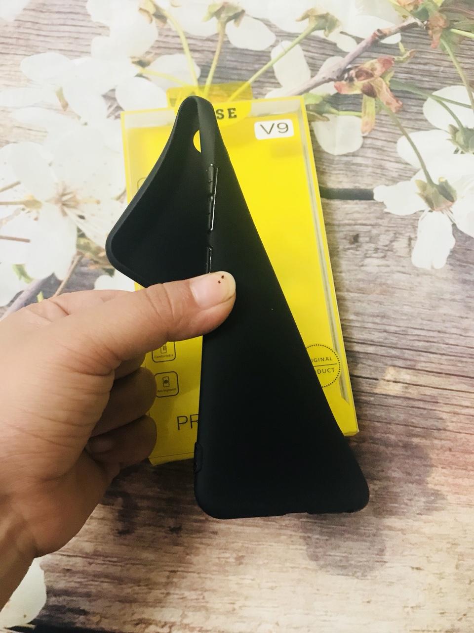 Ốp dẻo đen silicon cao cấp cho Vivo V9