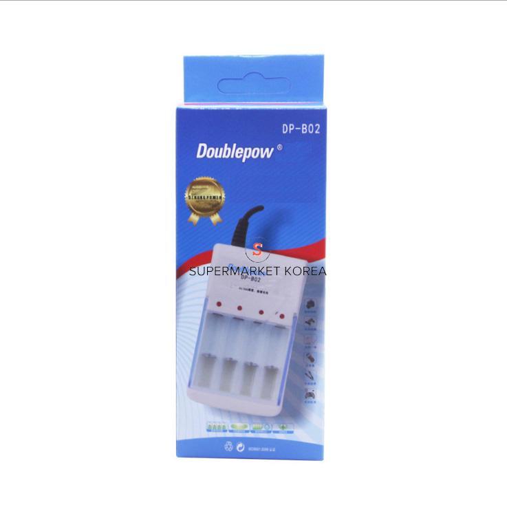 Bộ sạc pin AA, AAA 4 cổng DoublePow DP-B02