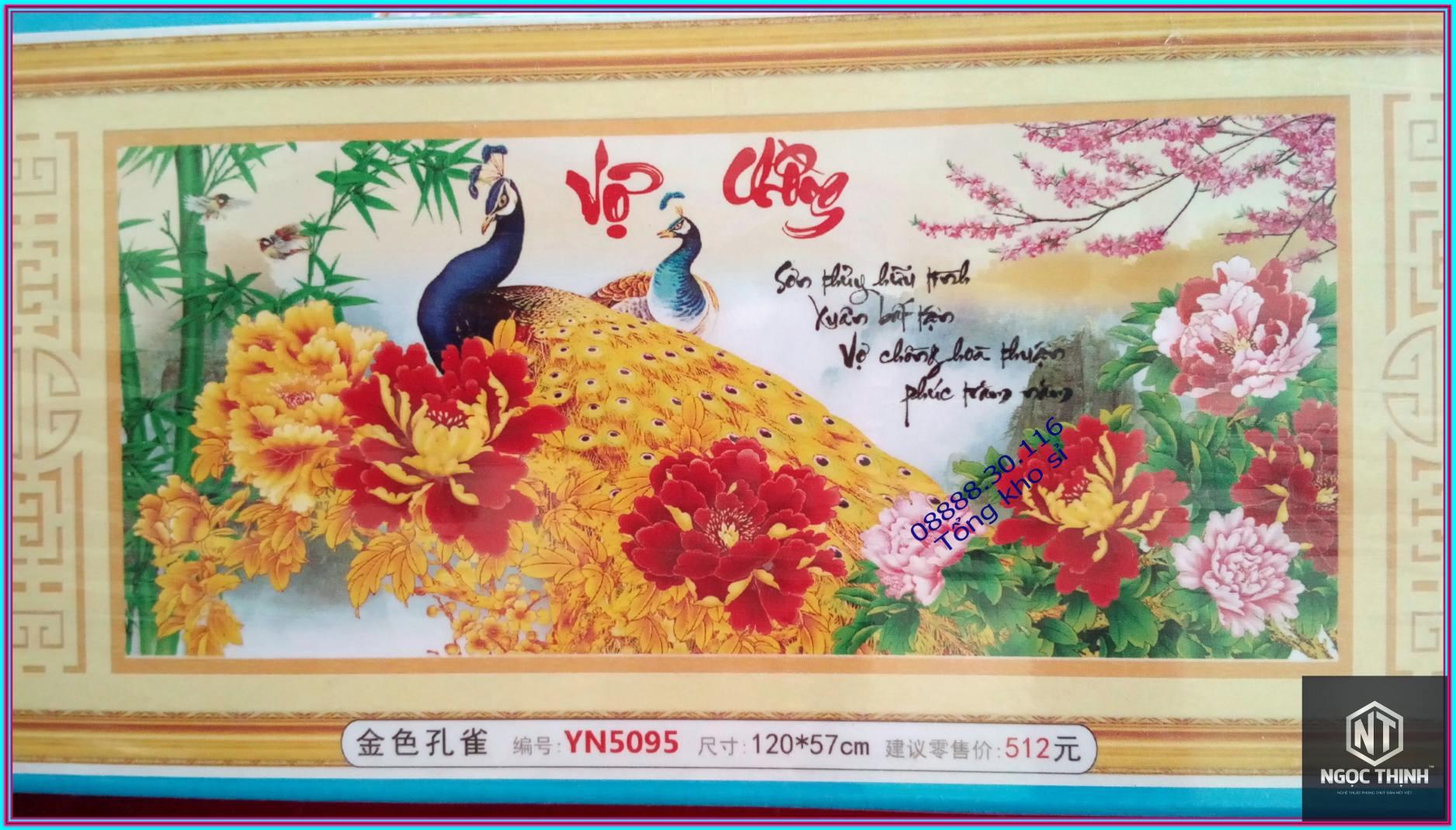 Tranh đính đá Vợ chồng YN5095-Ngọc Thịnh