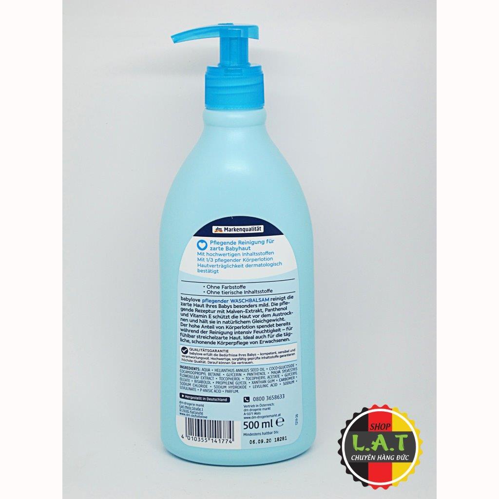 SỮA TẮM GỘI BABYLOVE 500ML