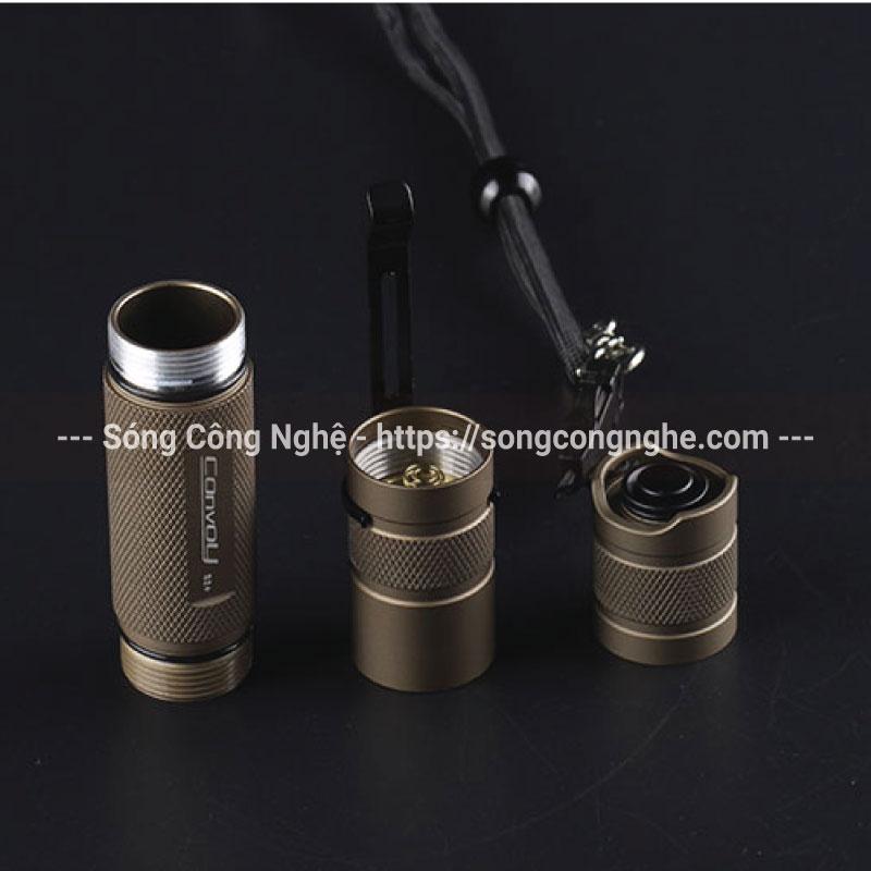 Đèn pin siêu sáng Convoy S2+ (U6-4C) Màu Cát