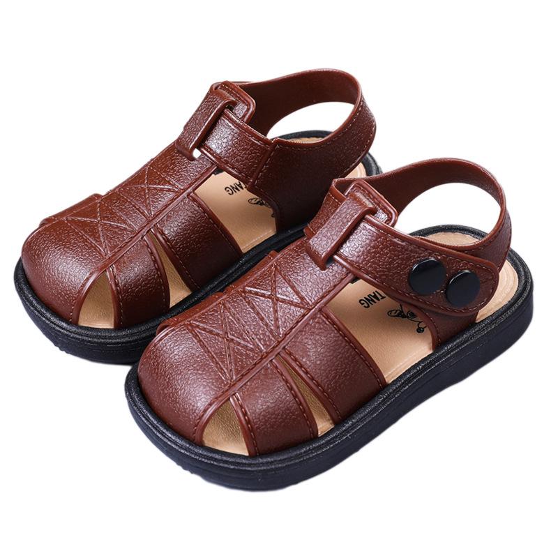 Dép Sandal bé trai - đen/nâu - Size 25 đến 30 - V109