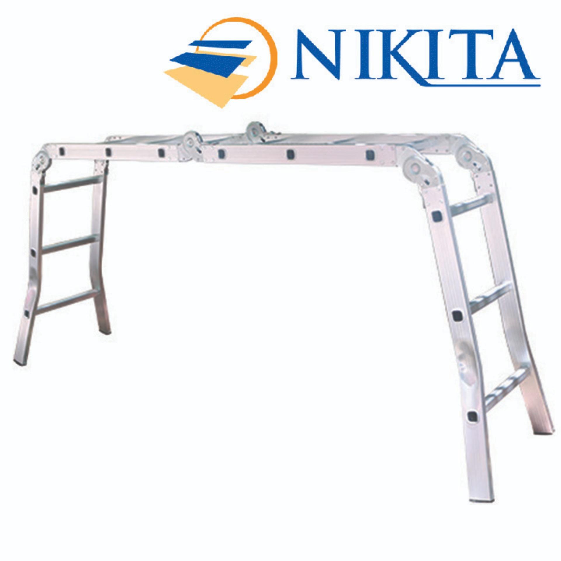 Thang Nhôm Gấp 4 Đoạn Nikita Nhật Bản GA69 - 6,9M