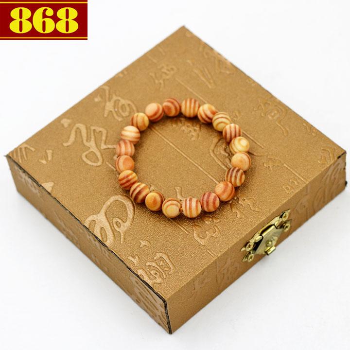 Vòng tay gỗ Huyết long 8 ly 20 hạt