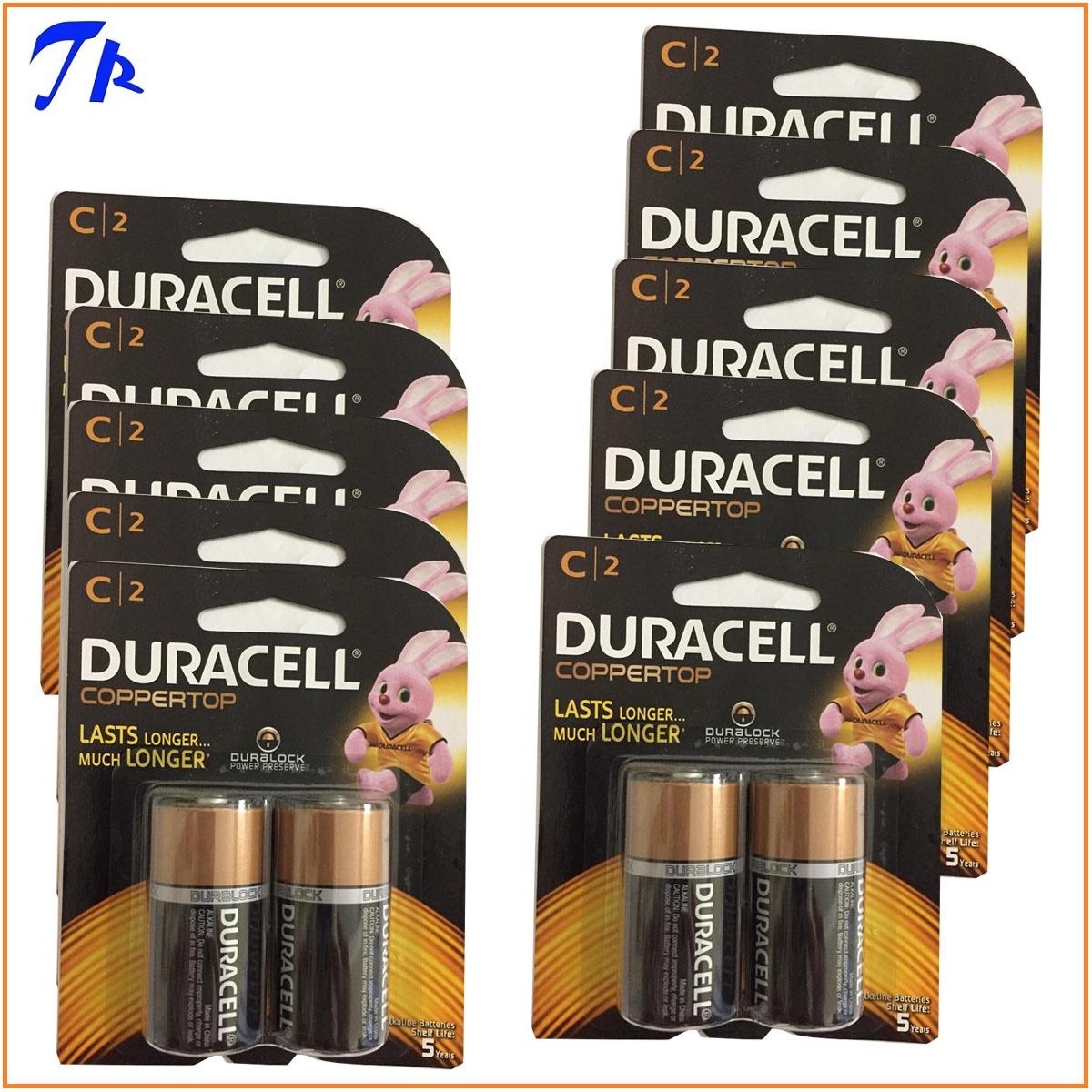 [HCM]Pin Trung Pin C Pin LR14 Duracell alkaline ( vỉ 2 viên)