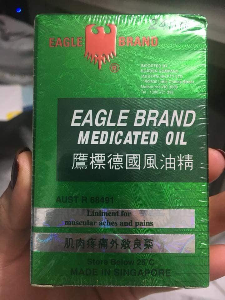 Dầu Gió Xanh Con Ó Eagle Brand 24ml -nội địa  Úc