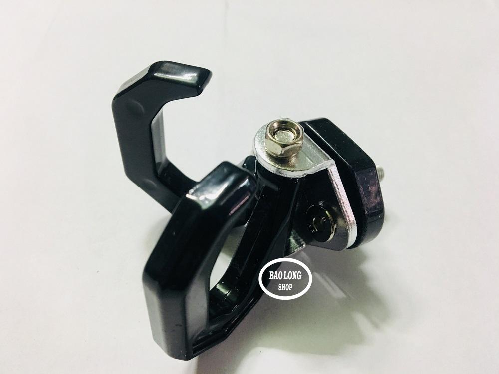 Móc treo đồ xe máy (2 móc xoay 180*) màu Bạc