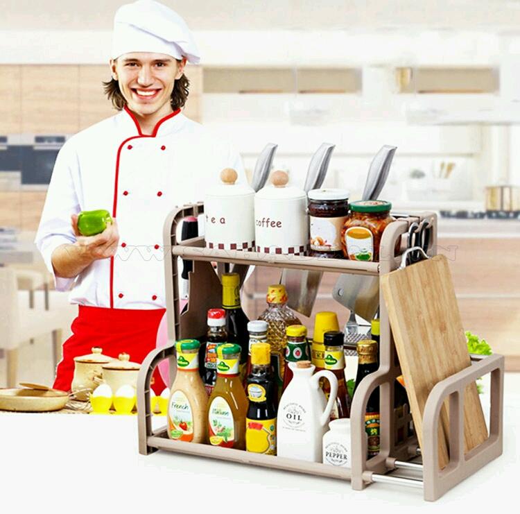 Kệ dắt dao có chỗ để thớt