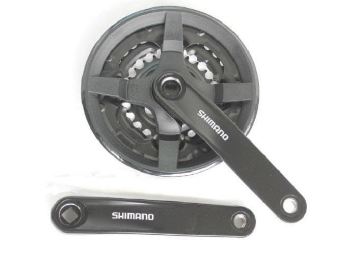 Bộ đùi đĩa Shimano FC-TY301, đùi 3 tầng 42-34-24T chính hãng, chất liệu hợp kim