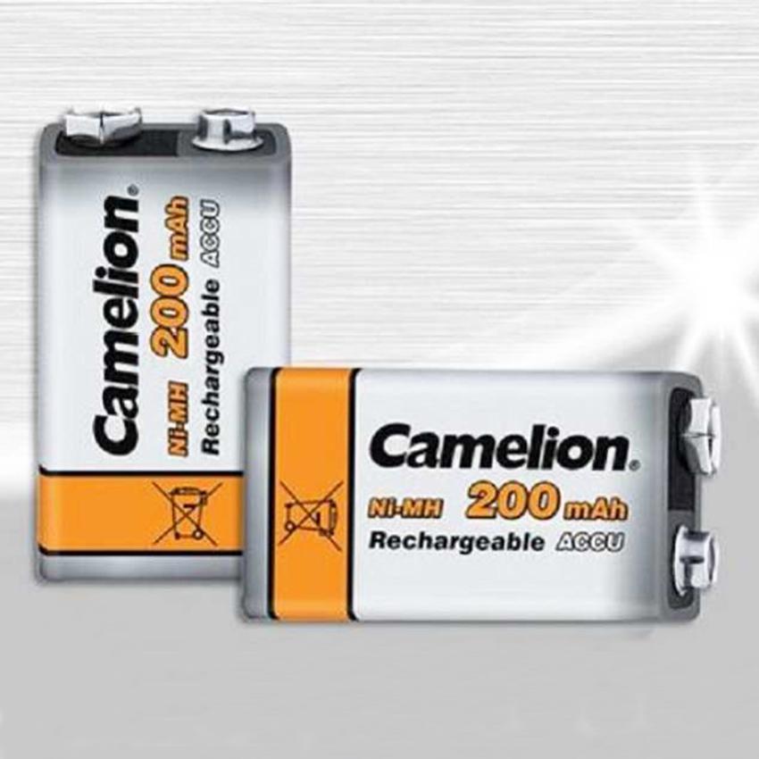 Pin sạc Camelion 200mAh loại 9V TI240 (Vàng)