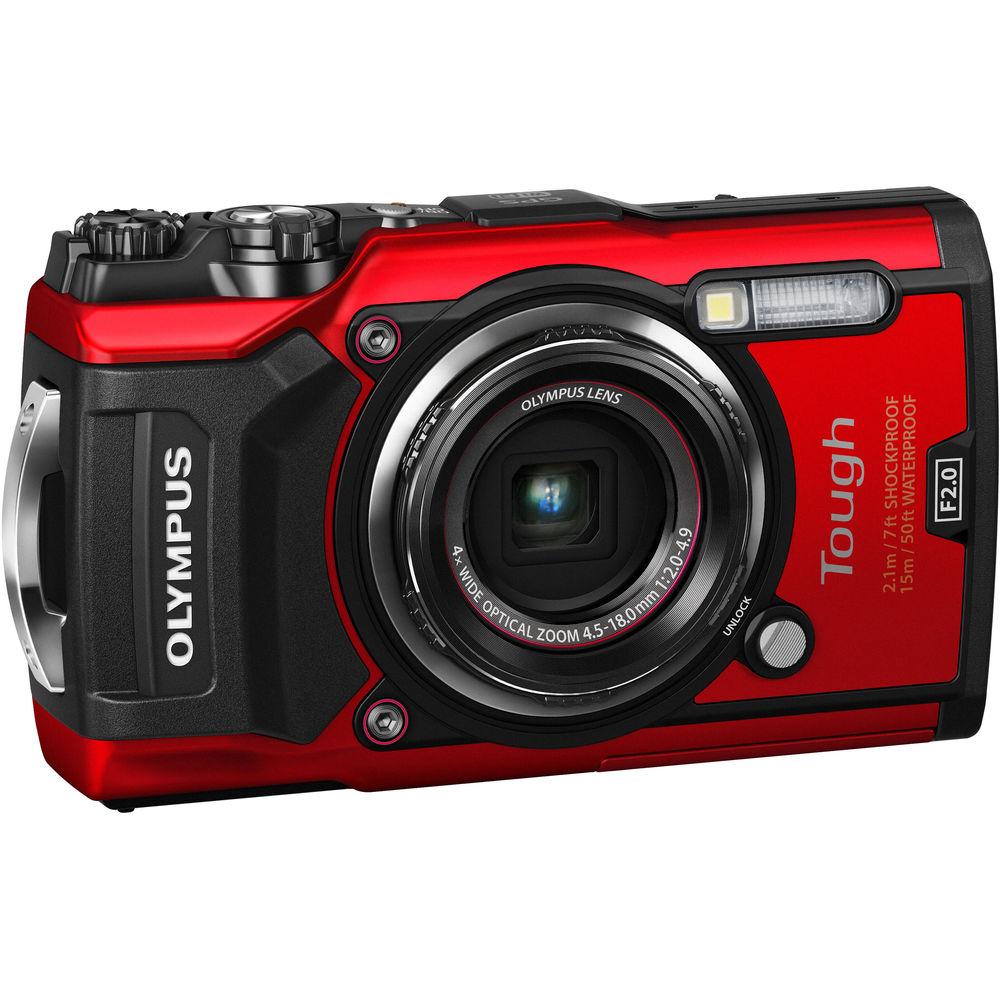 [Trả góp 0%]MÁY ẢNH OLYMPUS STYLUS TOUGH TG-5 (ĐỎ)