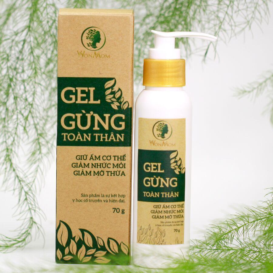 Gel gừng toàn thân wonmom t003 70g - chính hãng