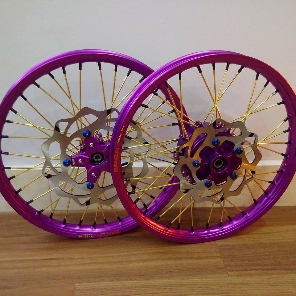 [HCM]Bộ 2 mâm nhập khẩu cao cấp (niềngmâmcămđĩaốc titan) dùng cho excenter135/150_hình thật