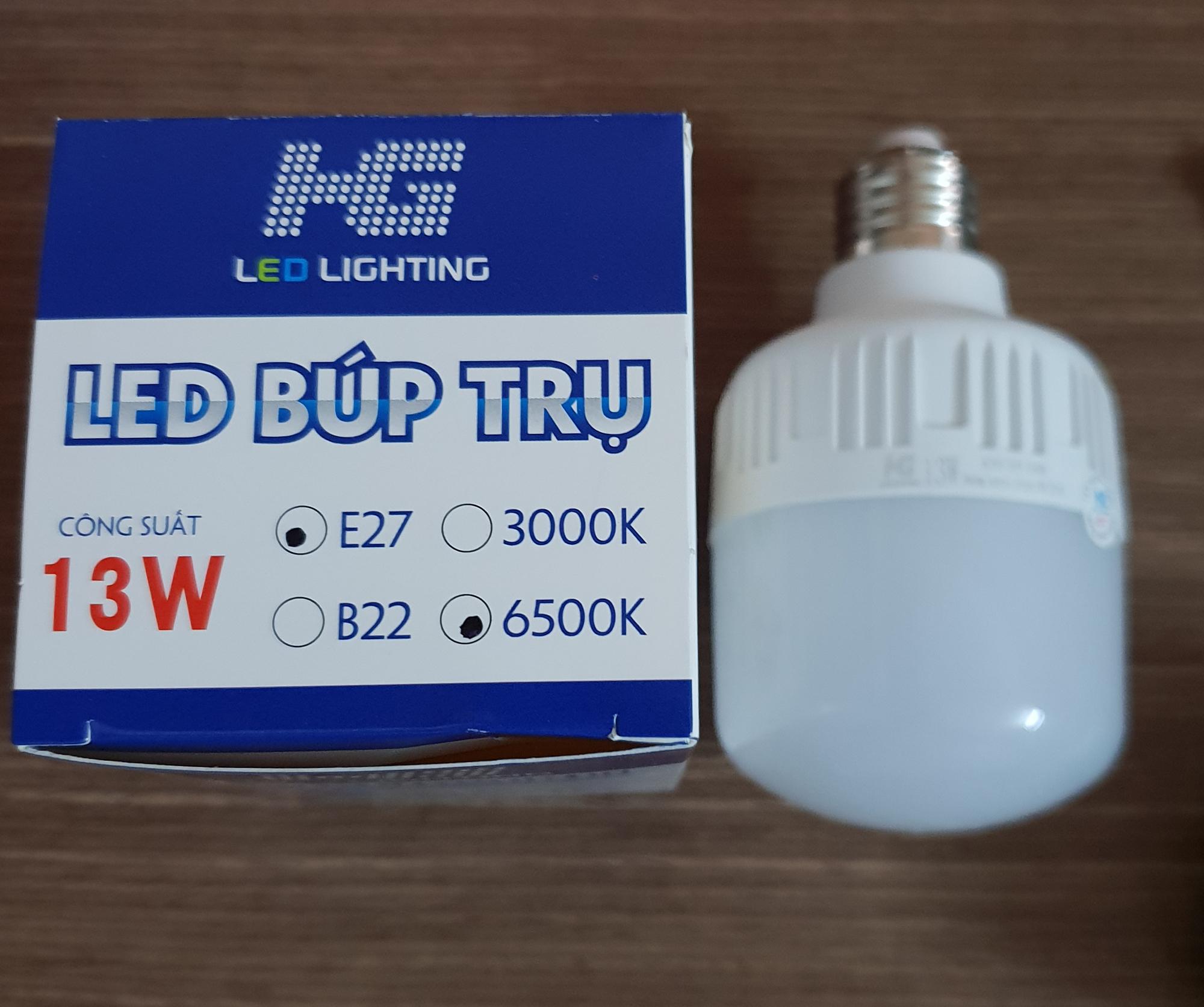 Bộ 3 bóng đèn led Bulb chống nước 13w ( ánh sáng trắng )