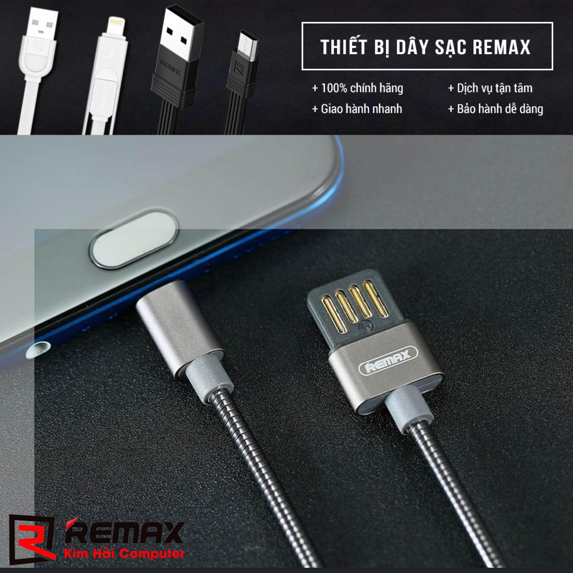 CÁP SẠC REMAX RC-080M MICRO USB (Đen) - Kim Hải Computer