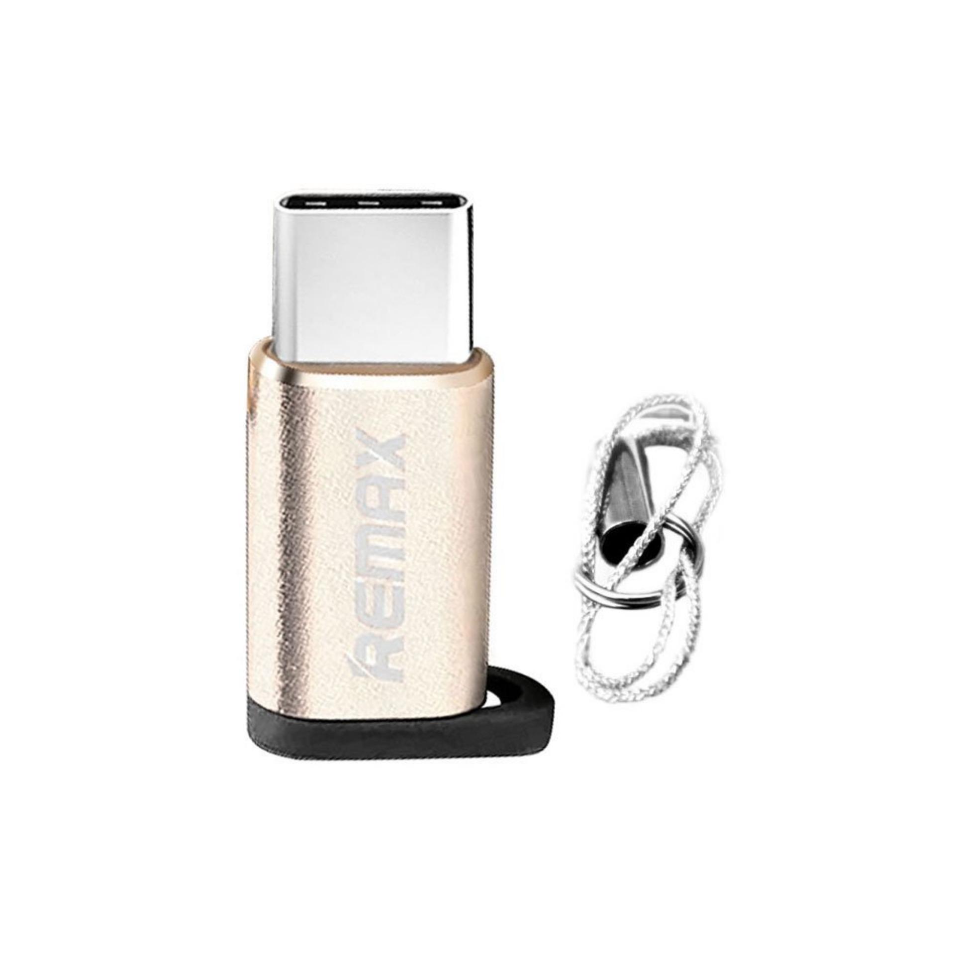 ĐẦU CHUYỂN ĐỔI OTG ANDROID USB SANG USB TYPE-C REMAX RA-USB1 (Vàng) - Kim Hải Computer