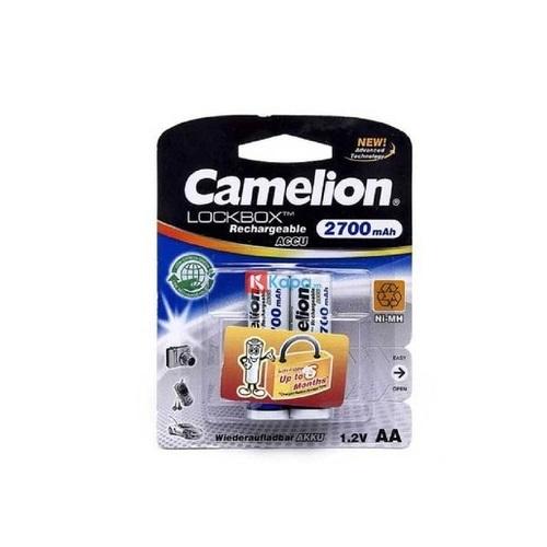 Pin sạc AA Camelion NH-AA2700BP2 Lockbox - Combo 4 viên