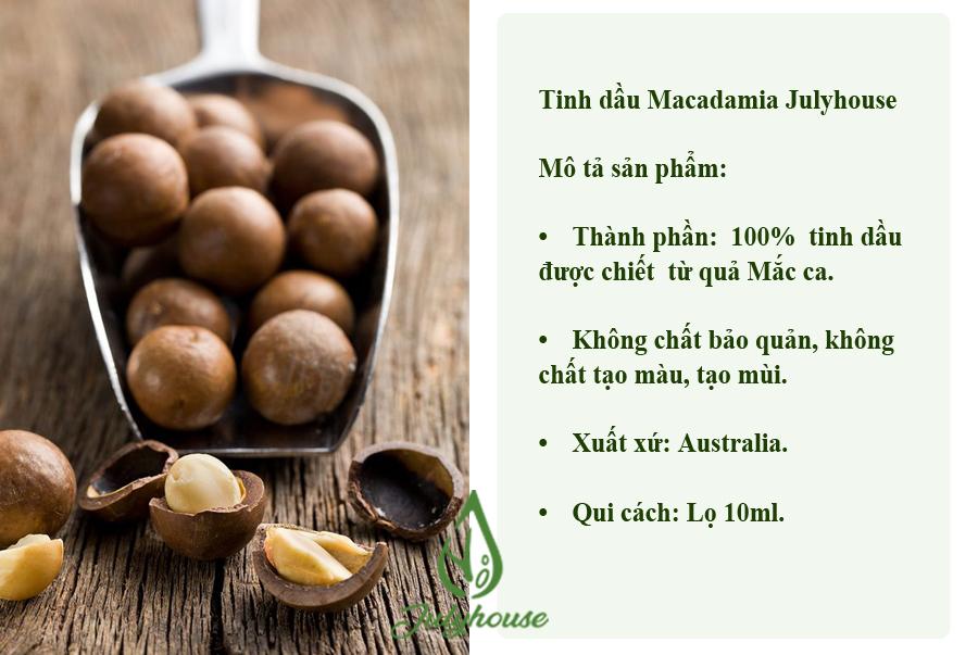 Dầu Macadamia Dưỡng tóc Julyhouse 10ml