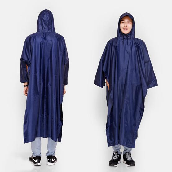 Áo Mưa Vải Dù Xẻ Tà Cánh Dơi 1m4 ( Vàng Chuối )