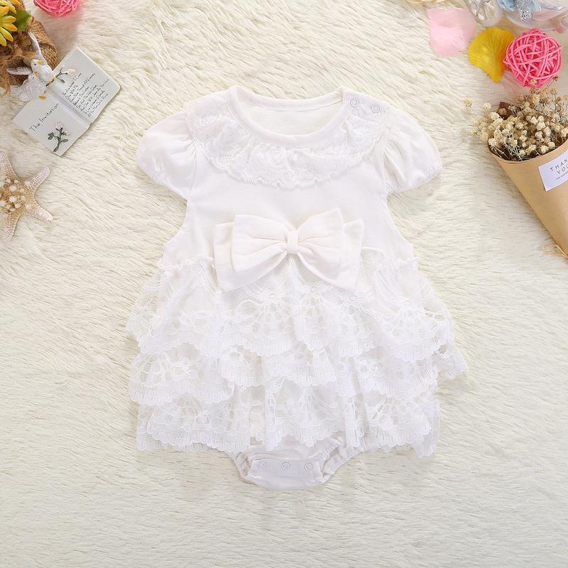 Body váy ren tầng điệu cho bé gái